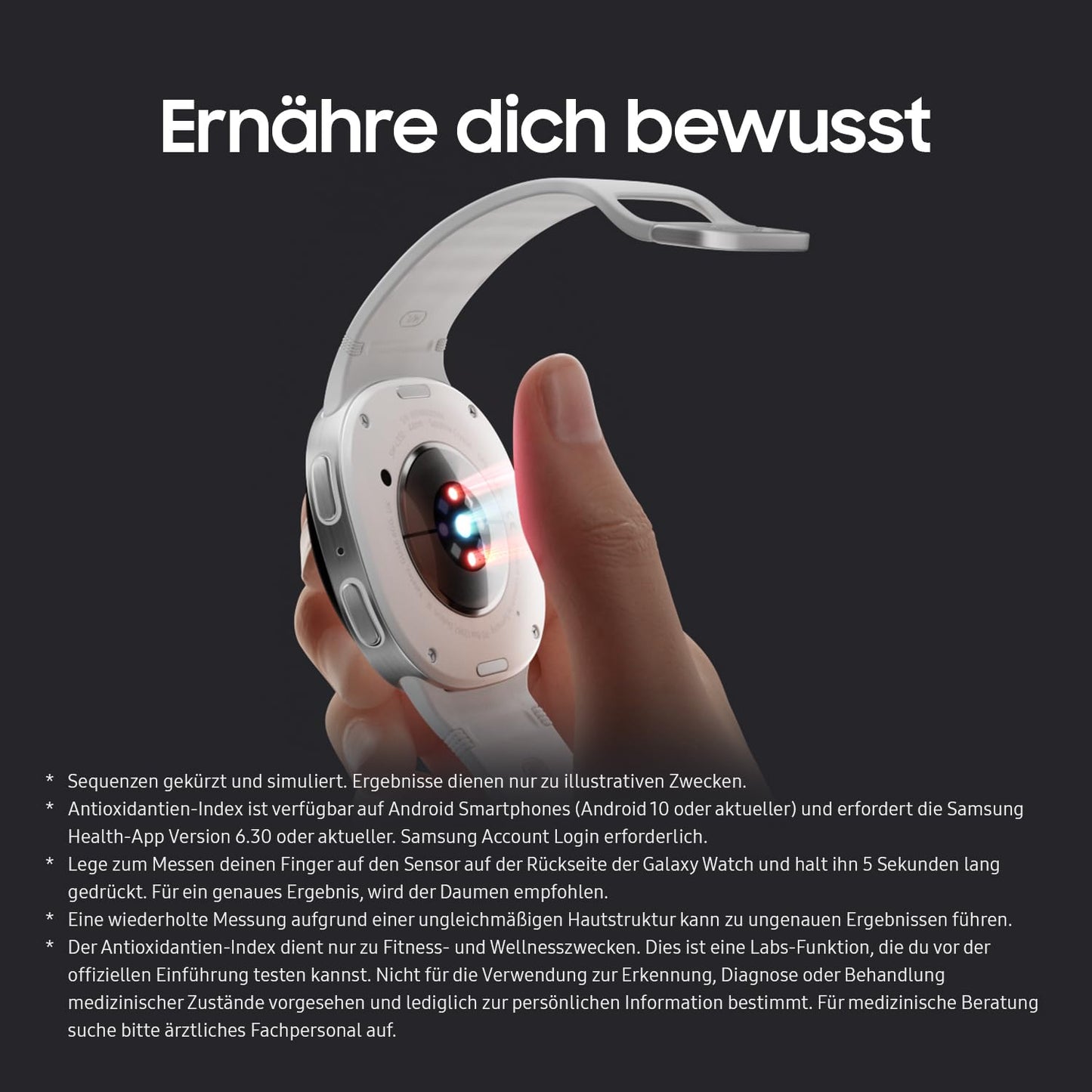 Samsung Galaxy Watch8 40mm Bluetooth Smartwatch – Galaxy AI, Fitness & Schlaftracking, Graphite, 3 Jahre Garantie