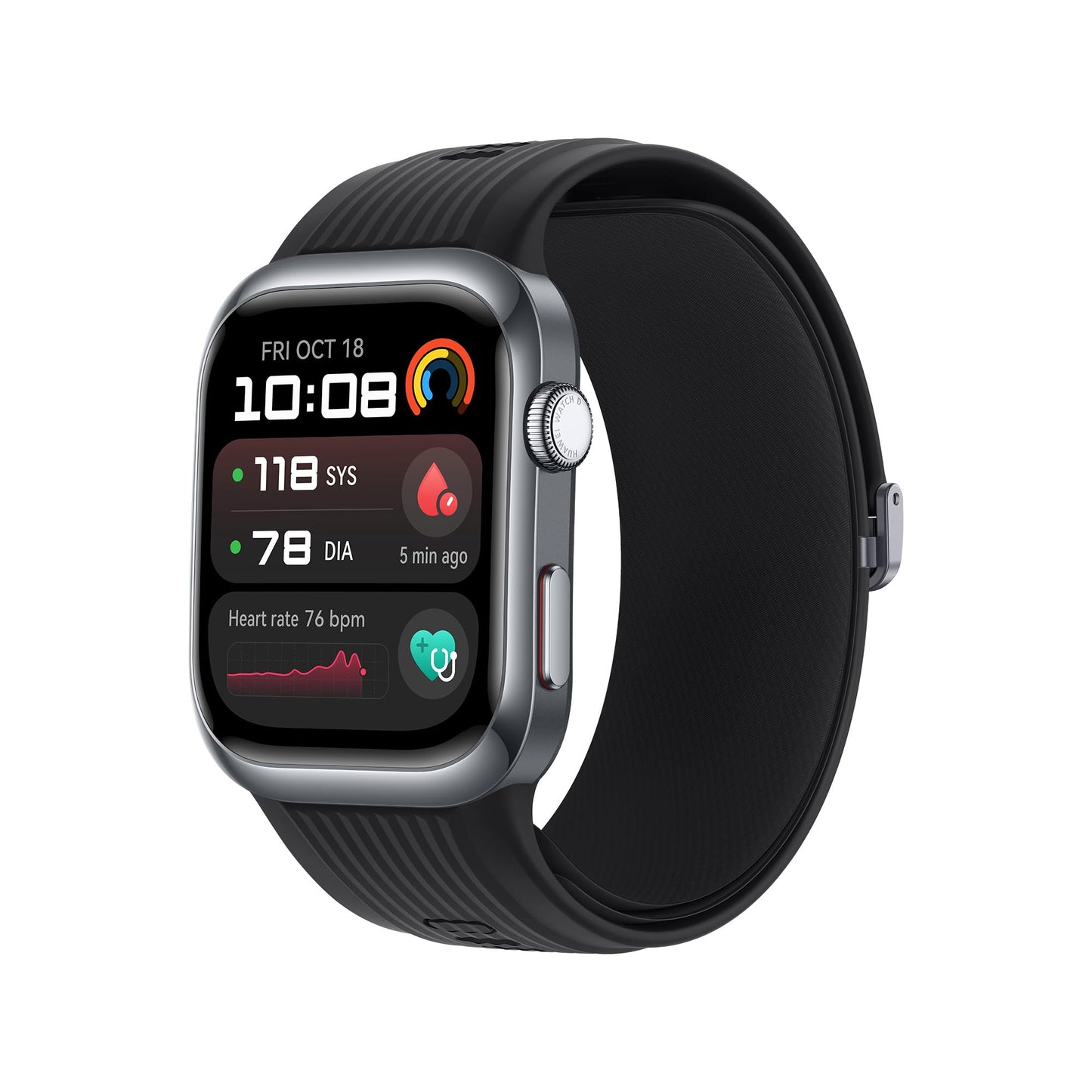 HUAWEI Watch D2 Smartwatch 1,82” AMOLED – Blutdruckmessung, EKG, Fitness & Lifestyle, Schwarz