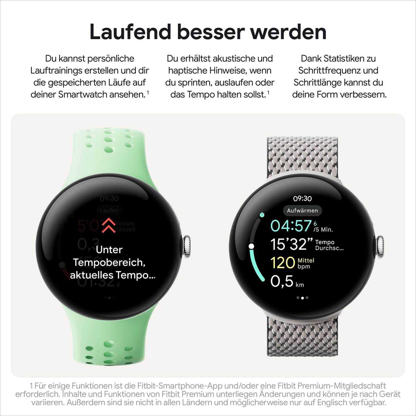 Google Pixel Watch 3 45mm LTE Smartwatch – Pulsmessung, Fitbit Running, Fitness & 24h Akku, Obsidian