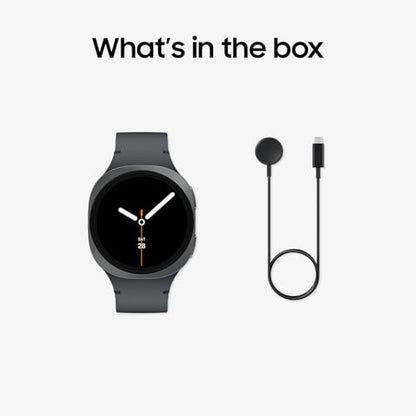 Samsung Galaxy Watch8 40mm Bluetooth Smartwatch – Galaxy AI, Fitness & Schlaftracking, Graphite, 3 Jahre Garantie