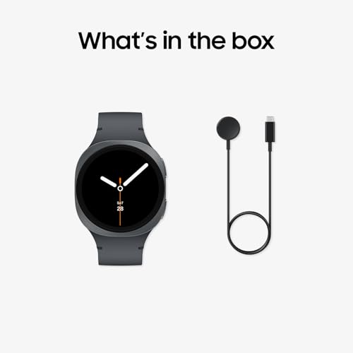 Samsung Galaxy Watch8 40mm Bluetooth Smartwatch – Galaxy AI, Fitness & Schlaftracking, Graphite, 3 Jahre Garantie