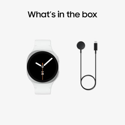 Samsung Galaxy Watch8 40mm LTE Smartwatch – Galaxy AI, Fitness & Schlaf-Coaching, Silber, 3 Jahre Garantie