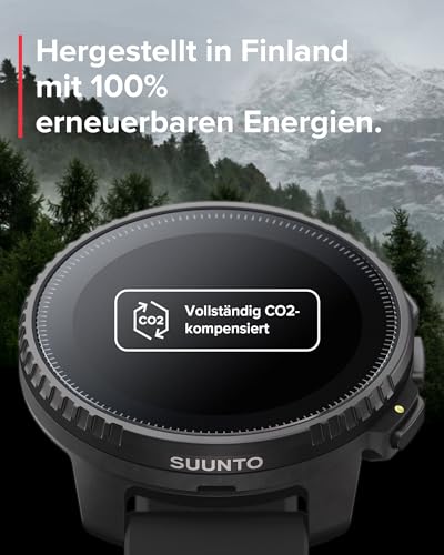 SUUNTO Vertical – Outdoor GPS-Smartwatch mit Dualband-GPS, Solarladung & Offline-Karten, bis 65 Tage Akku, 100 m wasserdicht, Militärstandard