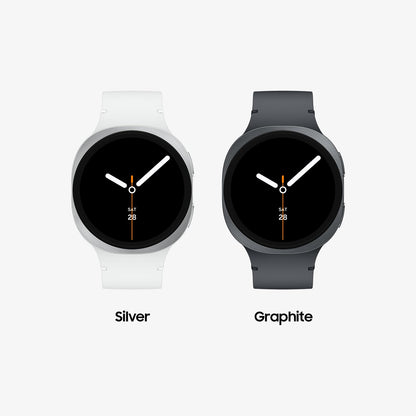 Samsung Galaxy Watch8 40mm LTE Smartwatch – Galaxy AI, Fitness & Schlaf-Coaching, Silber, 3 Jahre Garantie