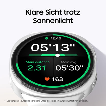 Samsung Galaxy Watch8 40mm LTE Smartwatch – Galaxy AI, Fitness & Schlaf-Coaching, Silber, 3 Jahre Garantie
