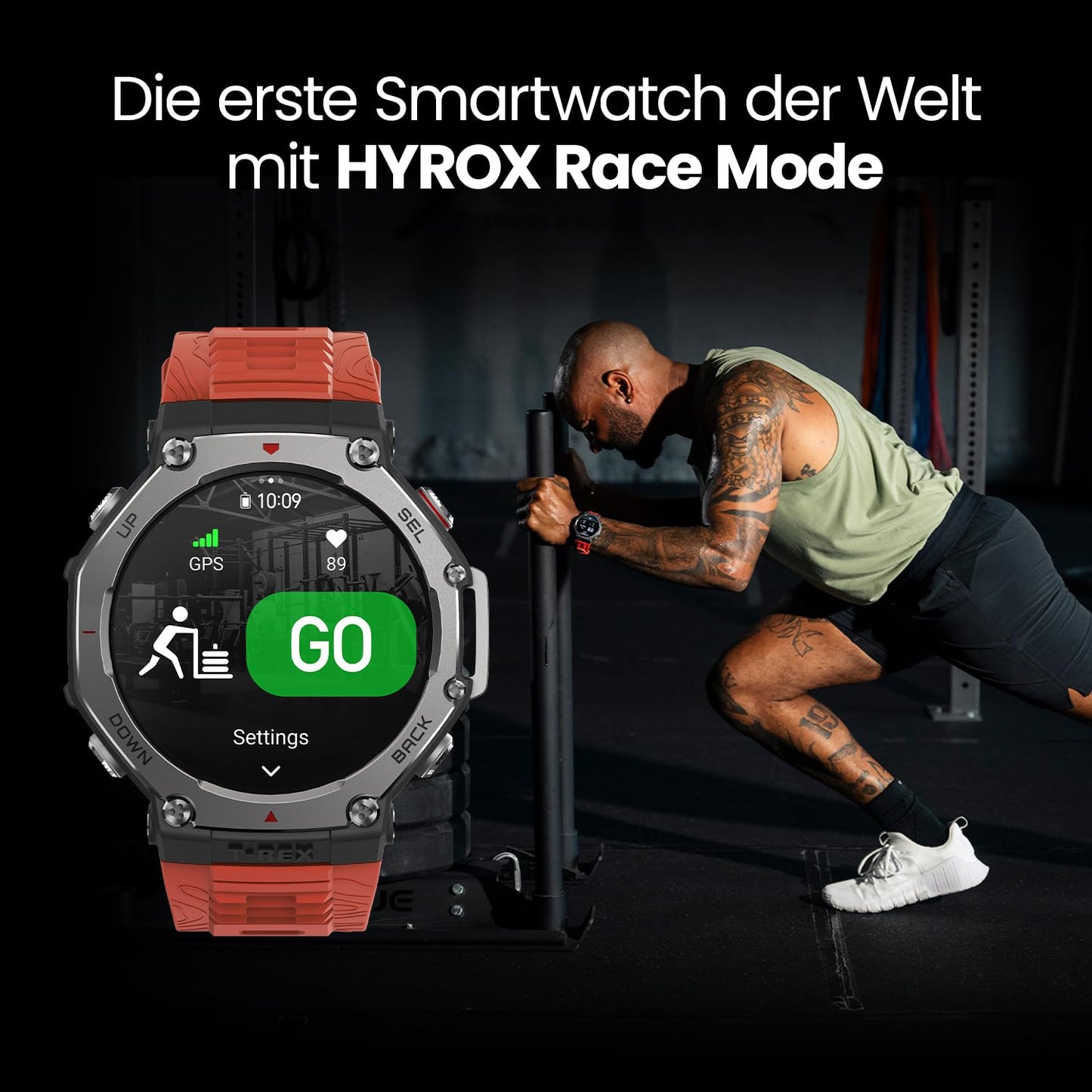 Amazfit T-Rex 3 48mm Outdoor-Smartwatch – AMOLED Display, Dual-Band GPS, Offline-Karten, 27 Tage Akku, NFC & 170+ Sportmodi, 45m wasserdicht