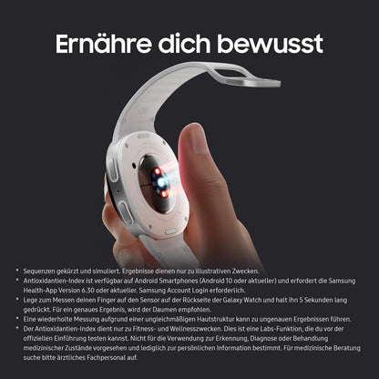Samsung Galaxy Watch8 40mm Bluetooth Smartwatch – Galaxy AI, Fitness & Schlaftracking, Graphite, 3 Jahre Garantie